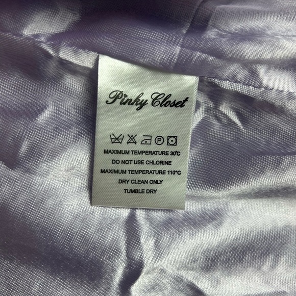 Pinky Closet Women's Jacket Beautiful Light Purple I would guess a Size S to M - Picture 9 of 9
